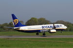 EI-GDO @ LFRB - Boeing 737-800, Landing rwy 07R, Brest-Bretagne airport (LFRB-BES) - by Yves-Q