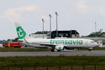 F-HTVK @ LFRB - Boeing 737-84P, Taxiing, Brest-Bretagne Airport (LFRB-BES) - by Yves-Q