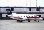 N341JS @ KMSP - At Minneapolis St Paul (MSP) 1993. - by kenvidkid