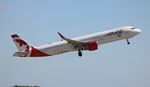 C-FJOK @ KTPA - Rouge A321 zx - by Florida Metal
