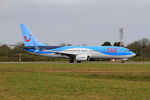 OO-JLO @ LFRB - Boeing 737-8K5, Taxiing rwy 25L, Brest-Bretagne airport (LFRB-BES) - by Yves-Q