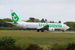 F-HTVF @ LFRB - Boeing 737-8K2, Taxiing rwy 25L, Brest-Bretagne Airport (LFRB-BES) - by Yves-Q