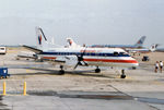 N338SB @ KDFW - N338SB SAAB340 American Express DFW - by PhilR