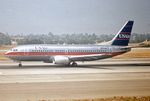 N574US @ KLAX - N574US 1987 B737-300 US Air LAX - by PhilR