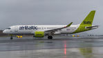 YL-AAZ @ ENBR - Taxi for departure. - by Martin Alexander Skaatun