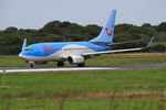 OO-JAO @ LFRB - Boeing 737-7K5, Taxiing rwy 25L, Brest-Bretagne airport (LFRB-BES) - by Yves-Q