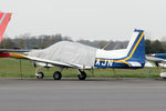 G-BAJN @ EGBT - G-BAJN 1972 Grumman American AA-5 Traveller Turweston - by PhilR