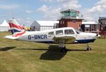 G-BNCR @ EGTB - G-BNCR 1980 Piper Pa-28 Cherokee Warrior ll Air Expo Booker - by PhilR