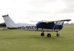 G-BSZV @ EGLS - G-BSZV 1965 Cessna 150F Old Sarum - by PhilR