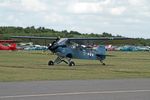 G-BNXM @ EGLK - G-BNXM ('26359') 1954 Piper L-21B Super Cub 80th Anniversary of Blackbushe Fly In - by PhilR