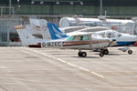 G-BZEC @ EGHO - G-BZEC 1980 Cessna 152 Thruxton - by PhilR
