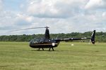 G-IBMS @ EGTB - G-IBMS 2006 Robinson R44 Raven ll Air Expo Booker - by PhilR