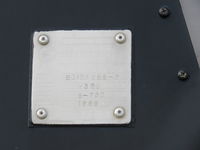 N633MB @ 1938 - ID plate - by 30295