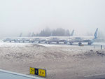 UNKNOWN @ ENGM - Norse B787-9s parked at a foggy Gardermoen - by Micha Lueck