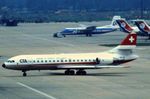 HB-ICN @ EGKK - At London Gatwick, early 1980's - by kenvidkid