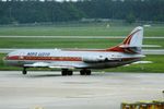 D-ABAK @ EDDL - At Dusseldorf early 1980's. - by kenvidkid