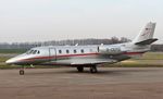 D-CEFO @ EHLE - Lelystad Airport. After getting the livery of VisatJet by Satys at Lelystad Airport ready for departure now