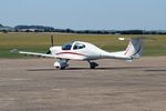 F-HABM @ EGSU - F-HABM 2003 Diamond DA-40D Duxford - by PhilR