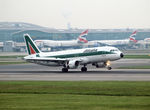 I-BIKE - I-BIKE 1999 A320-200 Alitalia LHR - by PhilR