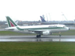 I-BIMJ @ EGLL - I-BIMJ 2002 Airbus A319-100 Alitalia LHR - by PhilR