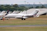 9H-MBA @ EGLF - 9H-MBA 2005 Bombardier Global 5000 Farnborough - by PhilR