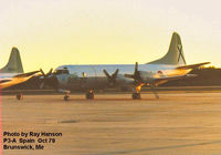 221-20 @ NHZ - A Spanish P3A from 221 Squadron. This was a former USN P3 152153. The photo was taken at NAS Brunswick, ME in 1979. Apparently this aircraft is now at the Cuatro Ventos Museo del Aire in Spain. - by Ray Hanson