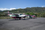 TI-BKC @ MRTR - Green Airways Caravans at Tambor, Costa Rica. - by Dave G