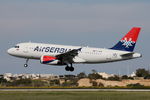 YU-APM @ LMML - A319 YU-APM Air Serbia - by Raymond Zammit