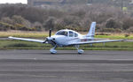 N120MX @ EGFH - Visiting SR20 shortly after arriving from Retford Gamston Airport. - by Roger Winser