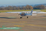 HB-CBK @ LSZG - At Grenchen, during winter. HB-registered since 1966-05-12 - by sparrow9