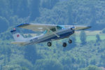 HB-CNS @ LSZG - Climbing out of Grenchen, new paint-scheme - by sparrow9