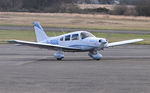 G-BGOG @ EGFH - Visiting Warrior II. - by Roger Winser