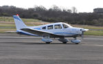 G-BGOG @ EGFH - Visiting Warrior II. - by Roger Winser