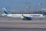CC-AWT @ SPJC - JetSMART A321N taxying for departure - by FerryPNL