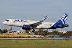 SX-DNE @ LMML - A320 SX-DNE Aegean Airlines - by Raymond Zammit