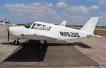 N95285 @ KSEF - Piper PA-28-140 - by Mark Pasqualino