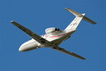 YU-MTU @ LFRB - Cessna 525 CitationJet CJ1, Climbing from rwy 25L, Brest-Guipavas Airport (LFRB-BES) - by Yves-Q