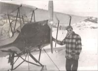 G-FCTK @ WAWA - Wawa Lake Ontario Canada early 50’s dad about to start the tigermoth - by Ken Erechook
