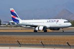 CC-BAJ @ SCEL - Latam A320 landing in SCL - by FerryPNL