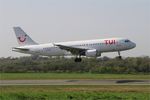 ES-SAK @ LFRB - Airbus A320-214, Landing rwy 07R, Brest-Bretagne airport (LFRB-BES) - by Yves-Q