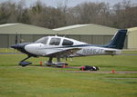 N986JT @ EGLD - Cirrus SR-22T GTS Platinum at Denham.