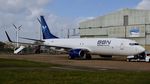 N919CS @ EGNX - At East Midlands Airport in Bluebird Nordic scheme - by Terry Fletcher