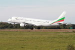 LZ-VAR @ LFRB - Embraer 190AR, Touchdown rwy 25L, Brest-Guipavas Airport (LFRB-BES) - by Yves-Q