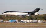 N21SP @ KSRQ - Global Express zx - by Florida Metal