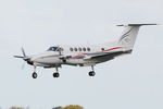 G-MEGN @ LFRB - Beech B200 Super King Air, On final rwy 25L, Brest-Bretagne airport (LFRB-BES) - by Yves-Q