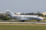 CS-CHH @ LMML - Bombardier Challenger 350 CS-CHH Netjets - by Raymond Zammit