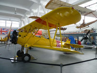 D-ERAX @ HDF - Boeing Stearman D-ERAX in Hangar 10 Museum at Heringsdorf Airport (HDF/EDAH), Usedom Island, Germany. - by Ingo Frerichs