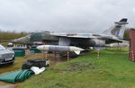 XX764 @ EGTN - Sepecat Jaguar GR.1 under renovation at Enstone.