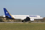 9H-MSA @ LMML - A320 9H-MSA MedSky Airways - by Raymond Zammit