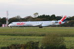 F-HMLA @ LFRB - Bombardier CRJ-1000EL NG, Take off run rwy 25L, Brest-Bretagne airport (LFRB-BES) - by Yves-Q